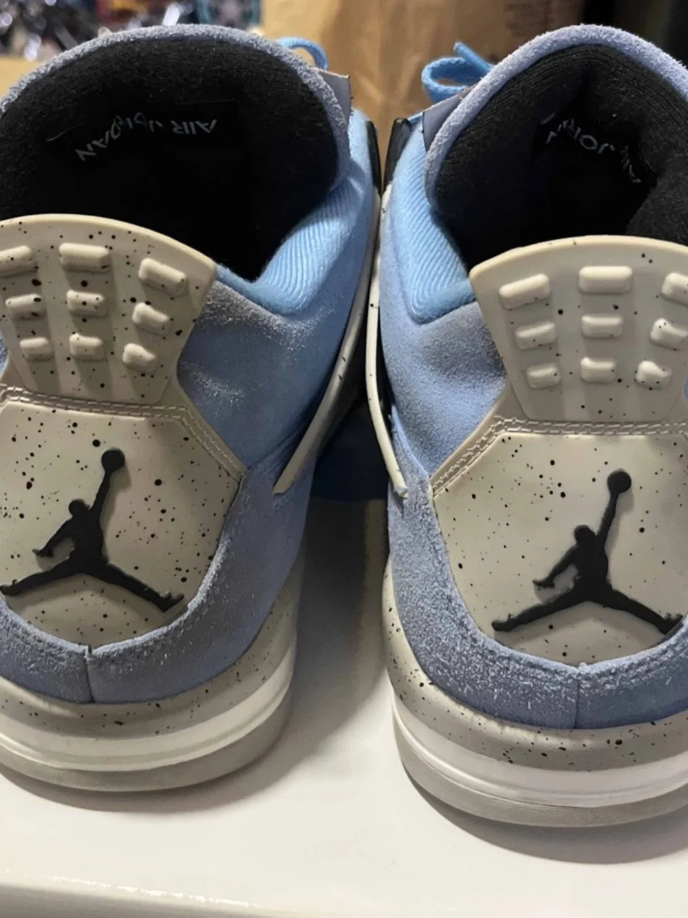 Nike Air Jordan 4 Retro University Blue 2021 CT8527-400 Men's Sz 10.5 UNC